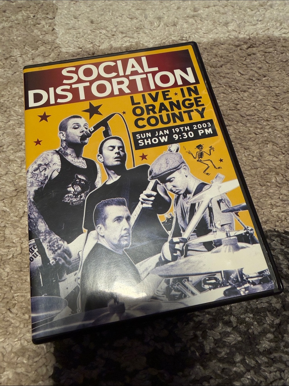Social Distortion - Live in Orange County, 2003 concert DVD EUC!